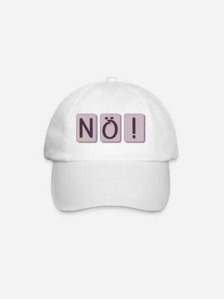 NÖ SAGEN - Baseballkappe - Weiß/Weiß