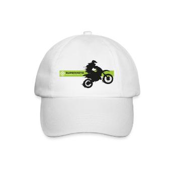 SUPER MOTO speed - Baseballkappe - Weiß/Weiß - Vorne