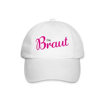 Die Braut - Baseballkappe - Weiß/Weiß - Vorne