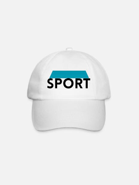 Sport Statement - Baseballkappe - Weiß/Weiß