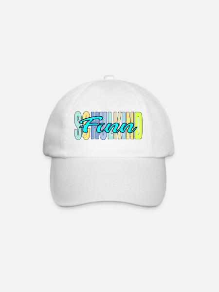 SCHULKIND FINN - SCHULANFANG EINSCHULUNG - Baseballkappe - Weiß/Weiß