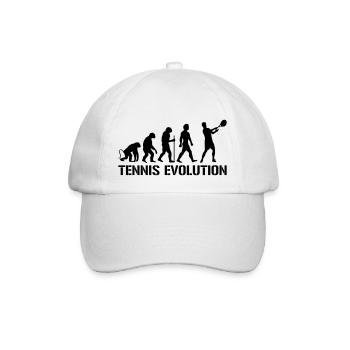 evolution tennis - Baseballkappe - Weiß/Weiß - Vorne