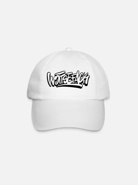 Wottsefack Wortwitz denglisch - Baseballkappe - Weiß/Weiß