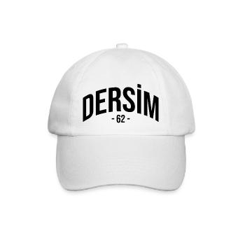 Dersim 62 Türkei Turkiye Geschenk Urlaub TR kurden - Baseballkappe - Weiß/Weiß - Vorne