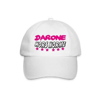 DARONE AUSSERGEWÖHNLICH - Baseballkappe - Weiß/Weiß - Vorne