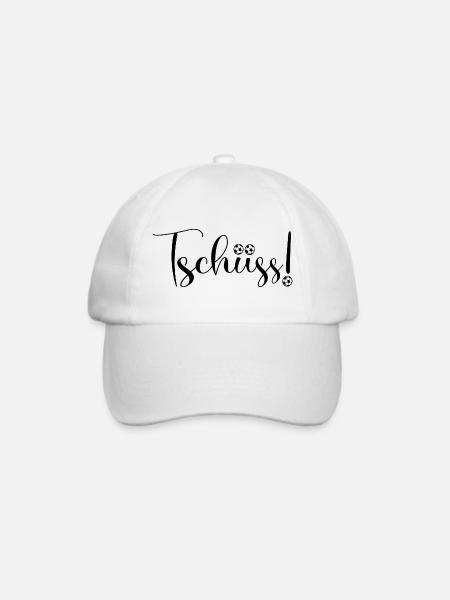 ABSCHIED KOLLEGEN FUßBALL - Baseballkappe - Weiß/Weiß