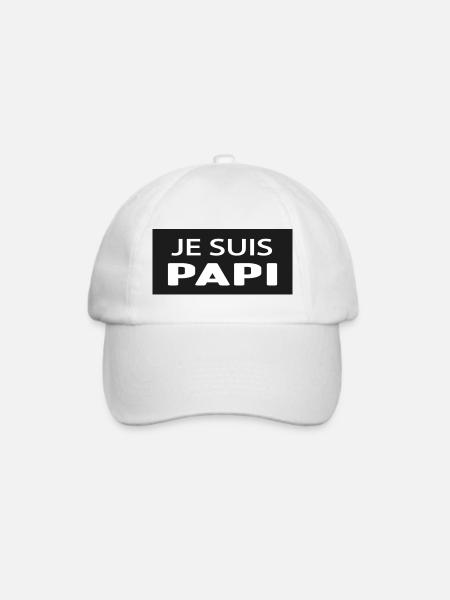 ICH BIN OPA - Baseballkappe - Weiß/Weiß