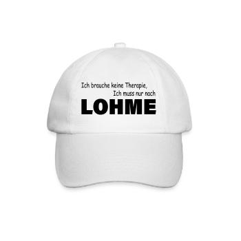 Therapie LOHME - Baseballkappe - Weiß/Weiß - Vorne