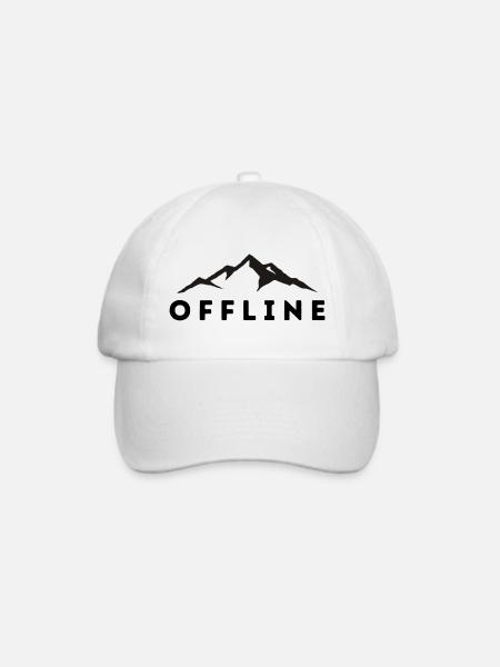 OFFLINE BERGE - Baseballkappe - Weiß/Weiß