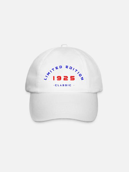 1925, Limited Edition - Baseballkappe - Weiß/Weiß