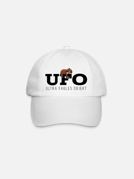Ultra Faules Objekt Faultier - Baseballkappe - Weiß/Weiß