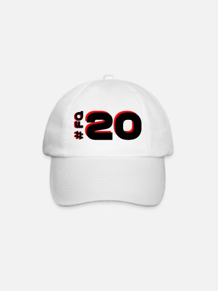 FQ20 2025 Niederlande - Baseballkappe - Weiß/Weiß