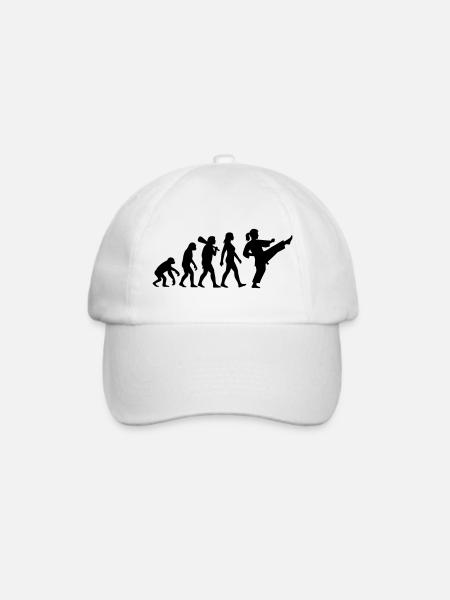 Karate Evolution - Baseballkappe - Weiß/Weiß
