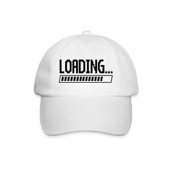 Loading - Baseballkappe - Weiß/Weiß - Vorne