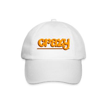 CRAZY - Baseballkappe - Weiß/Weiß - Vorne