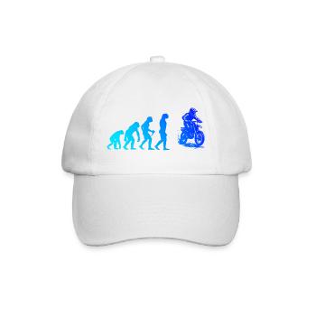 Ein Must Have für echte Motocross - Baseballkappe - Weiß/Weiß - Vorne