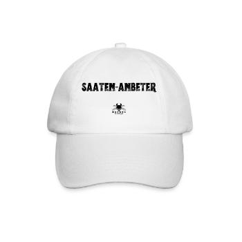 Saaten-Anbeter - für alle Brot-Freunde - Baseballkappe - Weiß/Weiß - Vorne