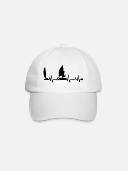 Sail - Baseballkappe - Weiß/Weiß