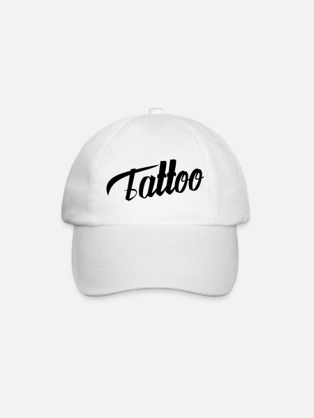Tattoo - Baseballkappe - Weiß/Weiß
