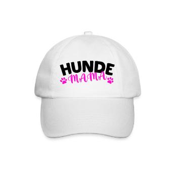Hunde Mama - Baseballkappe - Weiß/Weiß - Vorne