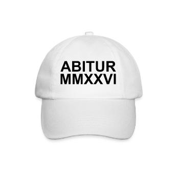 ABITUR - Baseballkappe - Weiß/Weiß - Vorne