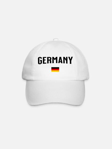 Germany - Baseballkappe - Weiß/Weiß