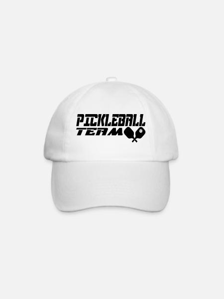Pickleball - Baseballkappe - Weiß/Weiß