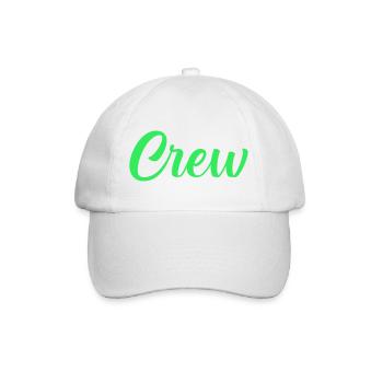 Crew Neon Script - Baseballkappe - Weiß/Weiß - Vorne