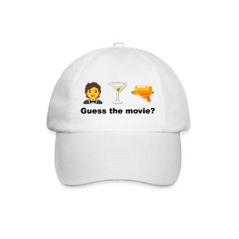 Das Cocktail-Abenteuer des Spions – Rate mal, Film oder Film - Baseballkappe - Weiß/Weiß - Vorne