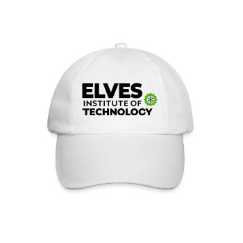 Elfen-Technik-Institut Logo - Baseballkappe - Weiß/Weiß - Vorne