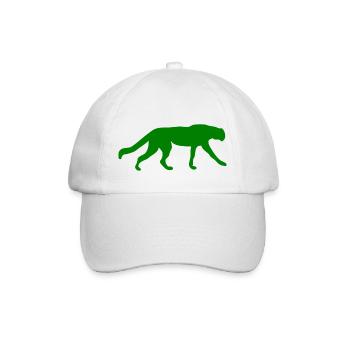 Grüner Tiger - Baseballkappe - Weiß/Weiß - Vorne