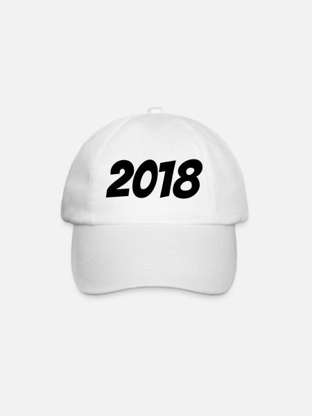 2018 - Baseballkappe - Weiß/Weiß