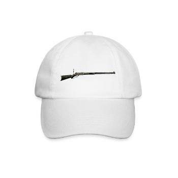 Waffe - Baseballkappe - Weiß/Weiß - Vorne