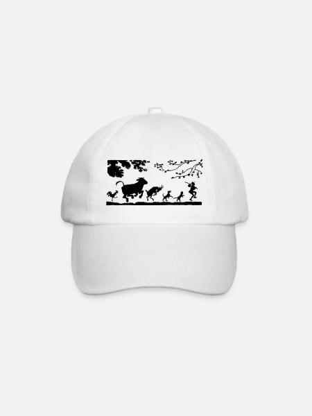 Animals - Baseballkappe - Weiß/Weiß