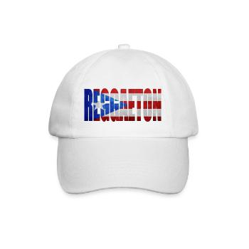 REGGAETON PUERTO RICO - Baseballkappe - Weiß/Weiß - Vorne