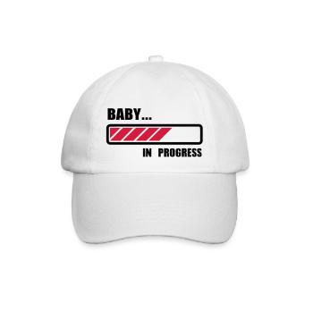 Baby loading - Baseballkappe - Weiß/Weiß - Vorne