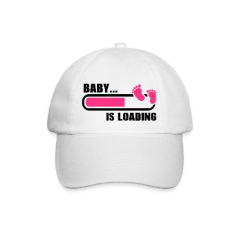 Baby loading - Baseballkappe - Weiß/Weiß - Vorne
