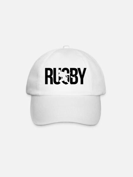 rugby - Baseballkappe - Weiß/Weiß