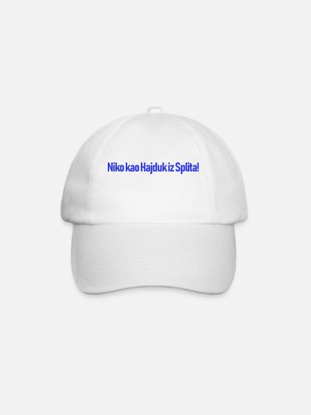 Hajduk Split Torcida - Baseballkappe - Weiß/Weiß
