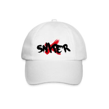sniper - Baseballkappe - Weiß/Weiß - Vorne