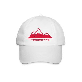 Innsbruck Berge - Baseballkappe - Weiß/Weiß - Vorne