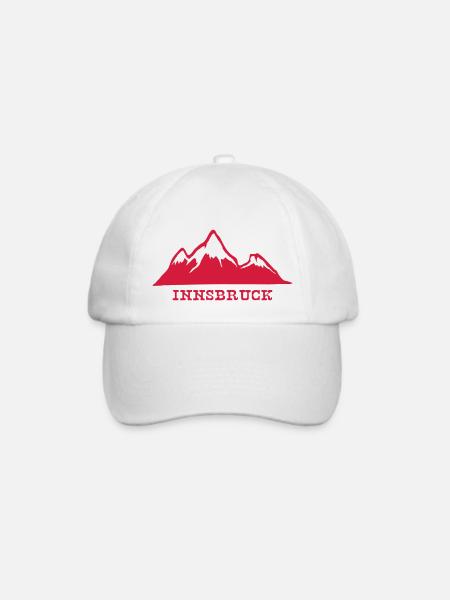 Innsbruck Berge - Baseballkappe - Weiß/Weiß