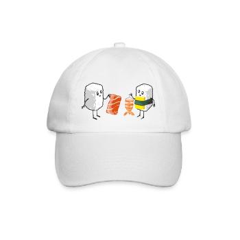 Sushi Shopping - Baseballkappe - Weiß/Weiß - Vorne