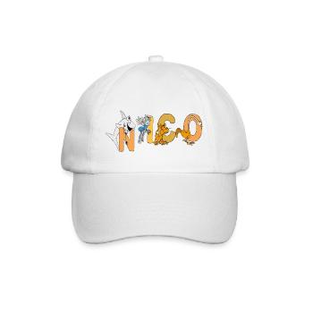 Nico - Baseballkappe - Weiß/Weiß - Vorne