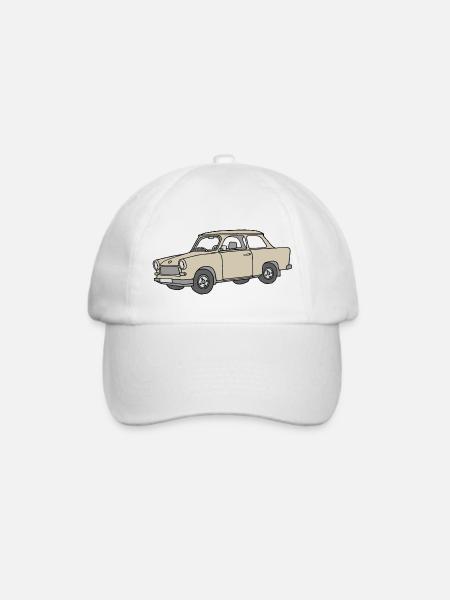 Trabi,  (papyrus) - Baseballkappe - Weiß/Weiß