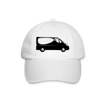 Bus - Baseballkappe - Weiß/Weiß - Vorne
