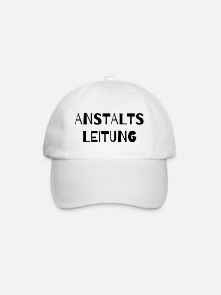 Anstaltsleitung - Baseballkappe - Weiß/Weiß