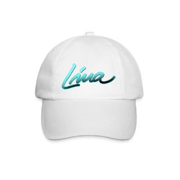 lina schrift graffiti vorlage - Baseballkappe - Weiß/Weiß - Vorne