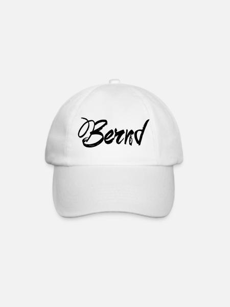 Bernd - Baseballkappe - Weiß/Weiß