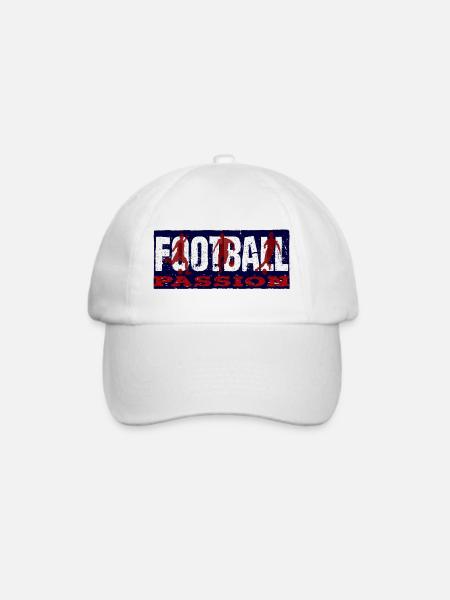FOOTBALL - Baseballkappe - Weiß/Weiß